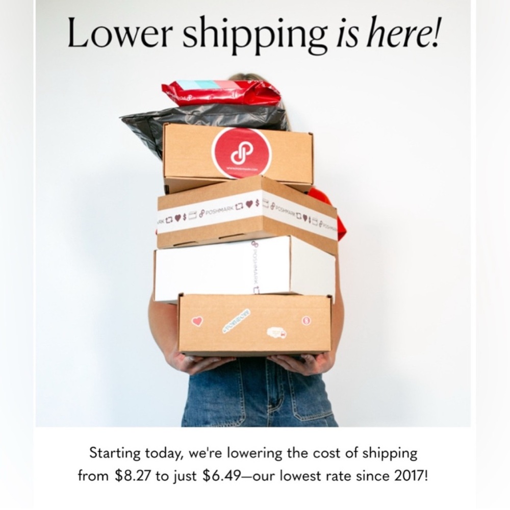 Poshmark lowered shipping rate😁Also 🌺🍃Closet Clear Out is today  🌺🍃